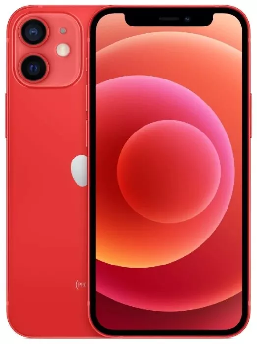 Смартфон Apple iPhone 12 mini 128 ГБ, красный, Slimbox, Dual SIM (nano SIM+eSIM)